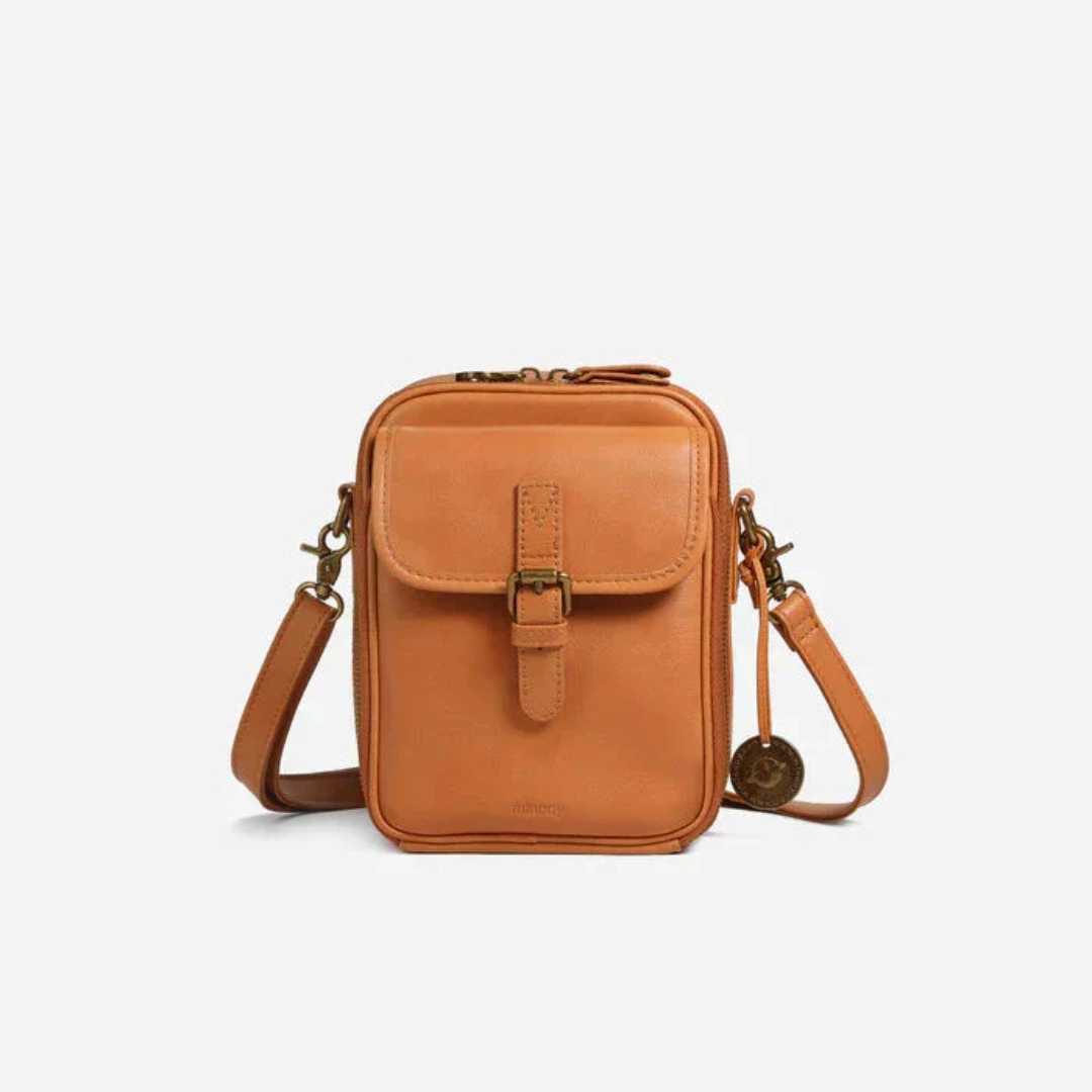 Kožená crossbody taška