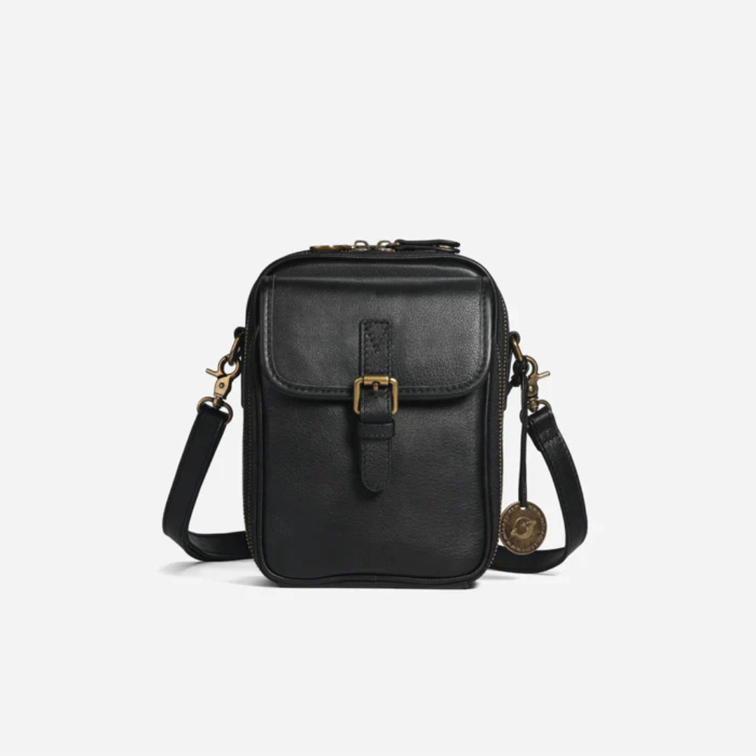 Kožená crossbody taška