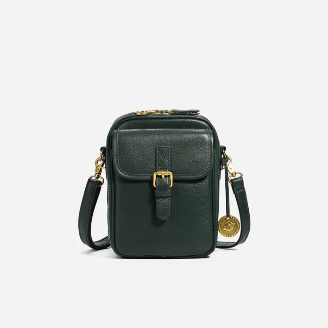 Kožená crossbody taška