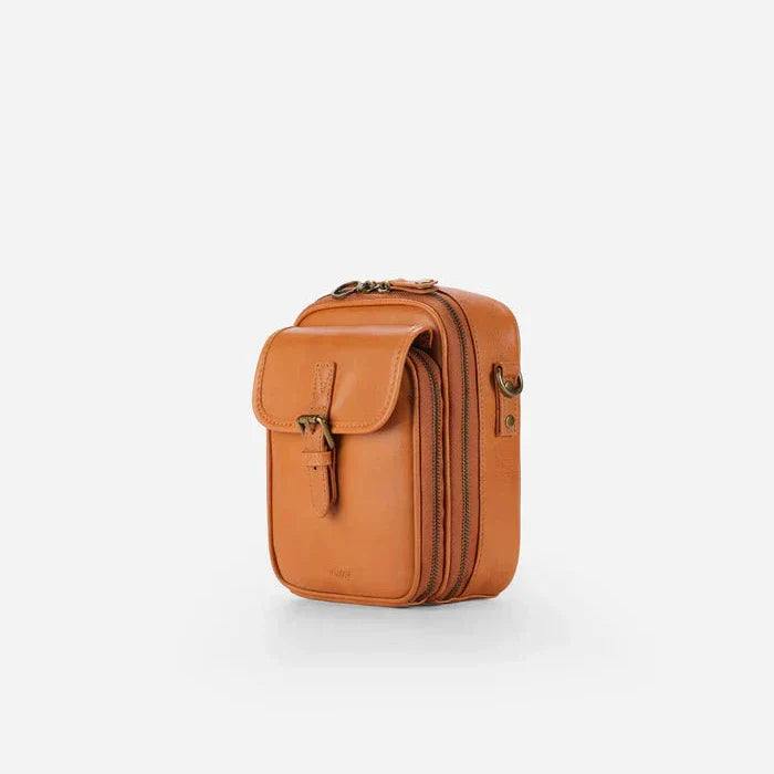 Kožená crossbody taška