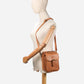 Kožená crossbody taška