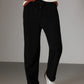 Pantalon tube côtelé