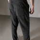 Pantalon tube côtelé