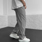 Pantalon tube côtelé